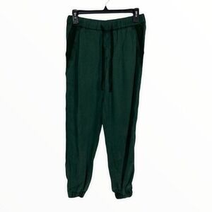 On The Road XS Green Joggers Cargo Pants Y2K Streetwear Athleisure Lounge